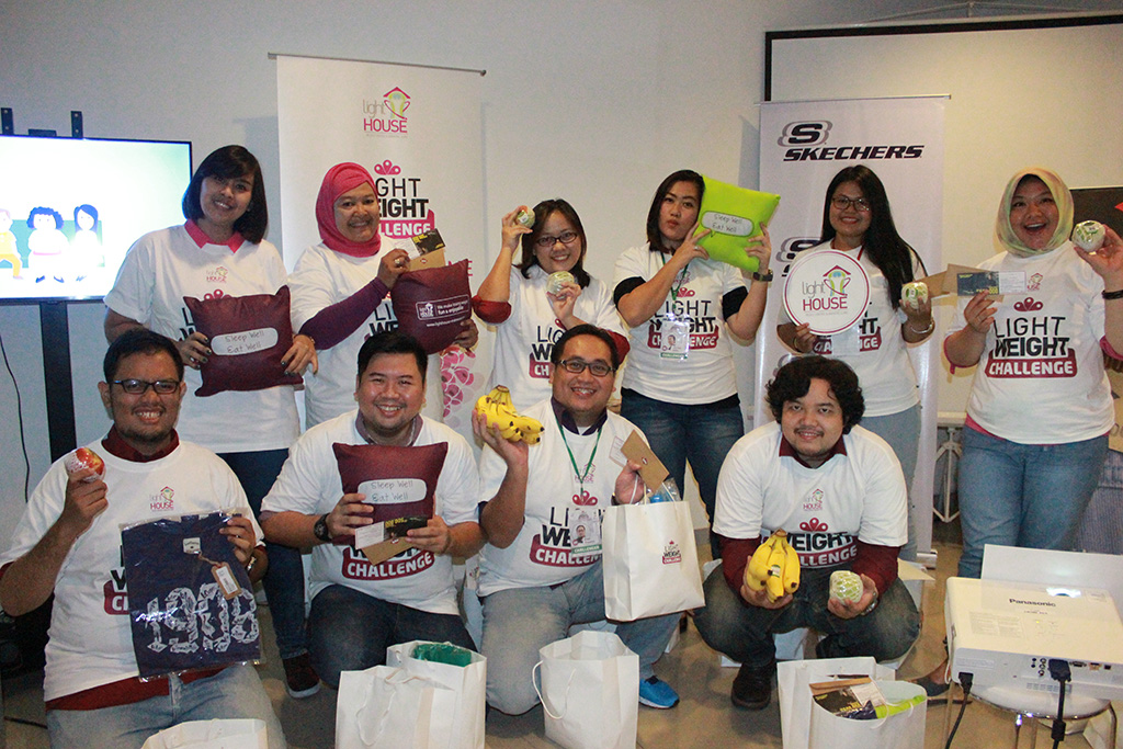 LWC 2016 (09) Para Finalis yang terpilih mengikuti program lightWEIGHT gratis selama 12 minggu.